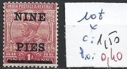 INDE ANGLAISE 108 * Côte 1.50 € - 1911-35 Roi Georges V