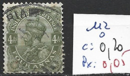 INDE ANGLAISE 112 Oblitéré Côte 0.20 € - 1911-35  George V