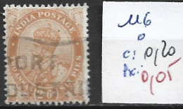 INDE ANGLAISE 116 Oblitéré Côte 0.20 € - 1911-35  George V