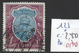 INDE ANGLAISE 123 Oblitéré Côte 2.80 € - 1911-35 Roi Georges V