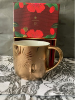 Starbucks Reserve Roastery Italy Milano, Mug Floral Gold - Cups