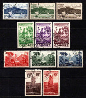 Archipel Des Comores - 1950 - Sites - N° 1 à 11 - Oblit - Used - Used Stamps