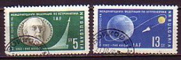 BULGARIA - 1962 - Congrès Astronautique International IAF à Varna - Mi 1347/48 Used - Gebruikt