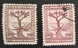 TURQUIE    2ème Conférence Balkanique à Istanbul     N° Y&T  802 Et 803  (o) - Used Stamps