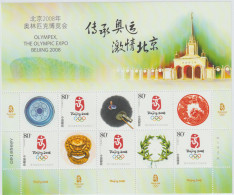 China 2008 Olympex Beijing Olympic Games 2008 Souvenir Sheet MNH/**. Postal Weight Approx 60 Gramms. Please - Zomer 2008: Peking