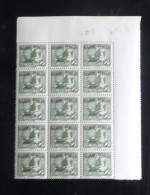 KOUANG-TCHEOU - 1942-44 - N°YT. 143 - Jonque 2c Vert - Bloc De 15 Bord De Feuille - Neuf Luxe** / MNH - Neufs