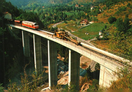 Carte Postale >3 Catégories > Trains Vapeur 8 H 44 >Trains Mécanique 8 H 45 >Trains Électrique 8 H 46 > Réf: T V 20 /22 - Obras De Arte