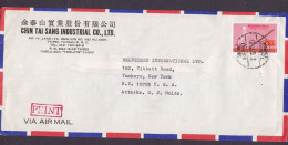 Taiwan China CHIN TAI SANG INDUSTRIAL CO., NEU HU 1977 Cover Brief YONKERS United States Music Instrument Bambusflöte - Storia Postale