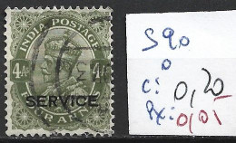 INDE ANGLAISE SERVICE 90 Oblitéré Côte 0.20 € - 1911-35 Koning George V