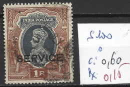 INDE ANGLAISE SERVICE 100 Oblitéré Côte 0.60 € - 1936-47 Koning George VI