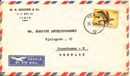 Turkey Air Mail Cover Sent To Denmark 21-5-1962 Folded Cover - Airmail