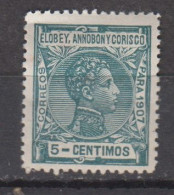 ELOBEY ANNOBON * 1907 AVEC CHARNIERES YT N° 43 - Elobey, Annobon & Corisco