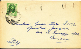 Rhodesia & Nyasaland Cover Sent To Italy 8-12-1960 Single Franked - Rhodésie & Nyasaland (1954-1963)