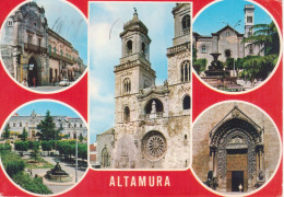 ALTAMURA - VEDUTINE MULTIVUES - AUTO D'EPOCA CAR VOITURE FIAT 500 - V1975 - Altamura
