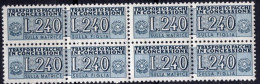 Italia (1966) - Pacchi In Concessione, 240 Lire Fil. Stelle 4° Tipo, Sass. 18 ** - Consigned Parcels