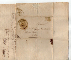 TB 4604 - 1831 - LAC - Lettre De Mrs TRACLET à L'ARGENTIERE / MP TARARE Pour M. FARGE - 1801-1848: Precursors XIX
