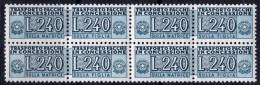 Italia (1966) - Pacchi In Concessione, 240 Lire Fil. Stelle 4° Tipo, Sass. 18 ** - Consigned Parcels