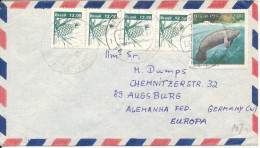 Brazil Air Mail Cover Sent To Germany 16-12-2001 Topic Stamps - Airmail