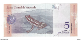 Venezuela 5 Bolivares 2018  102  Unc - Venezuela