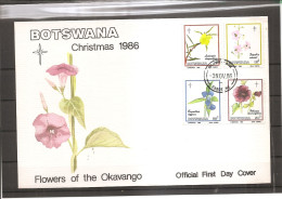 Botswana - Noel - Fleurs ( FDC De 1986 à Voir) - Botswana (1966-...)