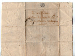 TB 4605 - 1839 - LAC - Lettre De M. MERCIER & ? à ARGENTON Pour Mme La Baronne De POIX Au Château De CHABENET - 1801-1848: Vorläufer XIX