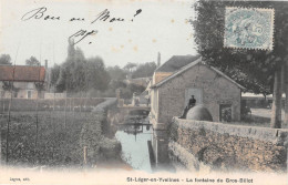 SAINT-LEGER-en-YVELINES (Yvelines) - La Fontaine Du Gros Billot - Voyagé 1906 (2 Scans) - St. Leger En Yvelines