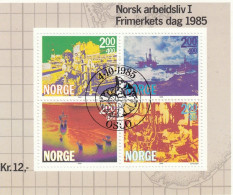 NORWAY Block 5,used - Hojas Bloque