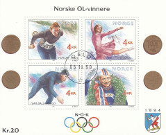 NORWAY Block 14,used - Blokken & Velletjes