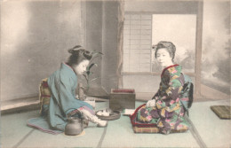 JAPON. Kobé "La Cérémonie Du Thé"  1912 Pour Les Défauts éventuels, Voir Les 2 Cans - Kobe
