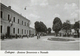 CODOGNO - STAZIONE FERROVIARIA E PIAZZALE - F.G. - N.V. - Lodi