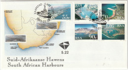 Zuid Afrika 1993, FDC Unused, South African Harbours - FDC