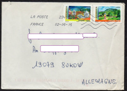 Frankreich 2015  Klebemarken "Regionen"    Auf Brief/ Letter - Cartas & Documentos