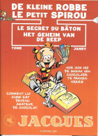 GF2266 - LIVRET LE PETIT SPIROU - CHOCOLAT JACQUES - AVEC LE POSTER - MANQUE 14 VIGNETTES - Petit Spirou, Le