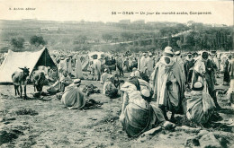 CPA Algérie - Oran - Un Jour De Marché - CPA Algeria - Oran - A Market Day - Professioni