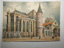 CPSM BARRE DAYEZ 2112 E - Illustrateur Barday  - Épinal - La Basilique Saint Maurice - Barday