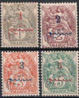 MAROC Timbres-Poste  n°25* à 28* Neufs Charnières TB Cote : 4€25 - Neufs