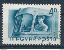 Ungarn 1955 Mi. 1443 Gest. Omnibus Autobus Fahrer - Bussen