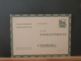 104/213   CP ALLEMAGNE FUNKLOTTERIEKARTE   XX - Private Postcards - Mint