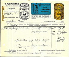 BRUGES   -   V. Polderman - Importation De Tabacs à Priser   1931 - Altri & Non Classificati