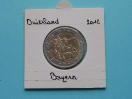 2012 J - 2 Euro > BAYERN ( Zie/voir SCANS Voor Detail ) Allemagne / Germany / Duitsland ! - Duitsland