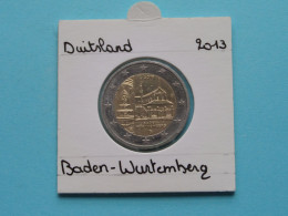 2013 D - 2 Euro > BADEN WURTEMBERG ( Zie/voir SCANS Voor Detail ) Allemagne / Germany / Duitsland ! - Deutschland