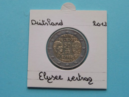 2013 - 2 Euro > ELYSEE VERTRAG ( Zie/voir SCANS Voor Detail ) Allemagne / Germany / Duitsland ! - Duitsland