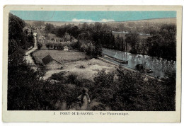 PORT Sur SAONE . 70 . Vue Panoramique En 1934 ( Rare ) Voir Dos - Port-sur-Saône