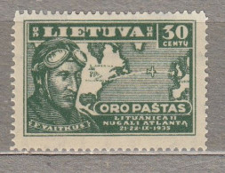 LITHUANIA 1936 Airmail Vaitkus Mi 406 MH(*) #LT439 - Lituanie