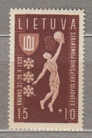 LITHUANIA 1939 European Basketball Championship  Mi 429 MNH(**) #LT450 - Lituanie