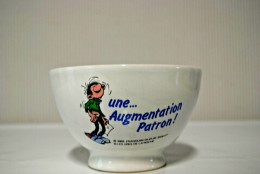 C19 Ancien Bol - Franquin - Lagaffe 1989 - Une Augmentation Patron - Altri & Non Classificati