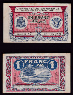 ALGERIA 1 FRANC 1918 QSPL - Algérie