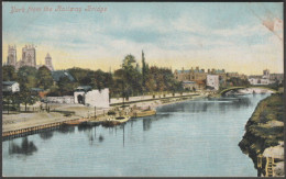 York From The Railway Bridge, Yorkshire, C.1905 - Valentine's Postcard - York