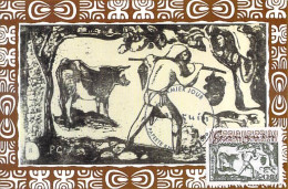 Polynésie Française - Carte Maximum - Premier Jour - FDC - Gauguin - 2006 La Récolte De Feï Bananes - Tarjetas – Máxima