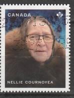 Timbre Canada 2023, Nellie Cornoyea, Leader Indigène, Oblitéré - Used Stamps